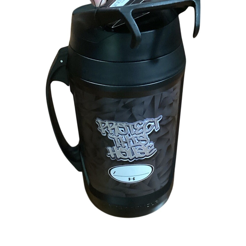 Under Armour Black and Gray Water‎ Jug